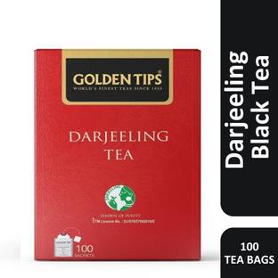 Golden Tips Single Origin Pure Darjeeling Black Tea Bags Box