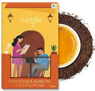 Nargis Extra Strong and kadak chai Tea Box