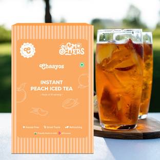 Chaayos Peach instant tea Premix - Refreshing welcome drink Iced Tea Box