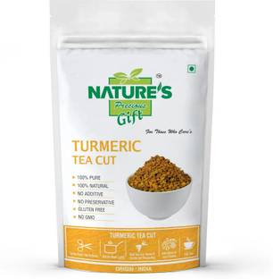 Nature's Precious Gift Turmeric Tea - 1 KG (100% Pure Turmeric Tea Cut for Immunity Boosting) Turmeric Herbal Tea Pouch