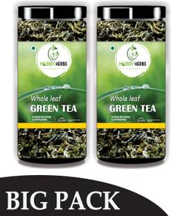 Hobby Herbs Green Tea 500g | Long Leaves | Green Tea for Weight Loss | Whole Leaf Green Tea| Green Tea Mason Jar