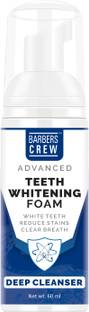 Barbers Crew Teeth Cleanser Foam To Removes Bad Breath Fights Germs For Men & Women- Teeth Whitening Kit
