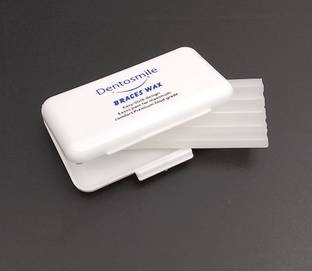 Dentosmile Dental Orthodontic Wax for Braces / Bracket Gum - 5 Strips Per Box - Pack of 1 Pc Teeth Whitening Kit