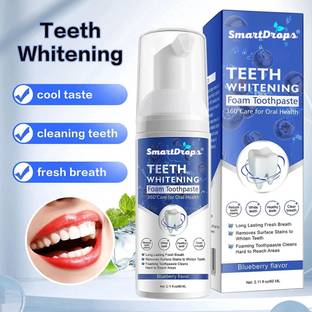 smartdrops Whitening Foam to Ultra-fine Deeply Clean Gums Stain Removal Foam Teeth Whitening Kit