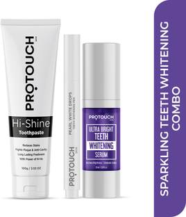 PROTOUCH SKIN PROTOUCH Sparkling Combo (Teeth Whitening Pen,Teeth Serum ,Toothpaste) Teeth Whitening Kit