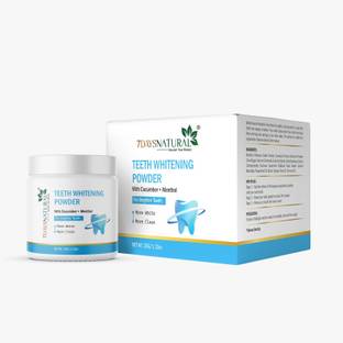 7 Days Ayurvedic Charcoal Teeth Whitening Powder foam toothpaste