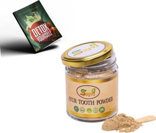 Srivi Ayur Tooth Powder with Apamarga (Uttareni or Chirchita) for white, strong teeth Teeth Whitening Kit