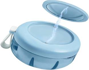 maycreate Denture Case, Denture Bath Case Cup Box Holder, Leak Proof Portable Retainer Teeth Whitening Kit