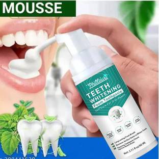 Phillauri Whitening Foam to Ultra-fine Deeply Clean Gums Stain Removal Teeth Whitening Kit