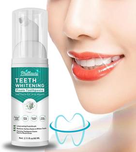 Phillauri BrightSmile & Stain Removal Foam Toothpaste Teeth Whitening Kit
