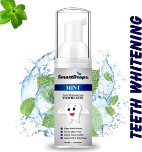smartdrops Teeth Whitening Foam To Removes Bad Breath Fights Germs For Men & Women Teeth Whitening Kit
