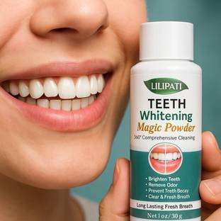 LILIPATI Ayurvedic Teeth Whitening Powder Pack of -1 Teeth Whitening Kit
