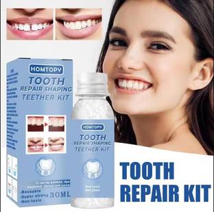 OPHYRA Tooth Repair Kit Teeth Replacement Kit for Temporary Restoration of Missing /--- Teeth Whitening Kit