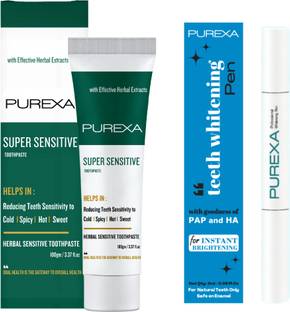 PUREXA Teeth Whitening Pen & Sensitive Toothpaste Combo Teeth Whitening Kit