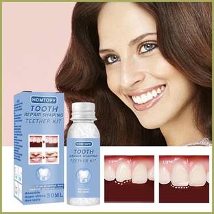 Teethkit Tooth Repair Kit, Temporary Fake Teeth Replacement Kit Teeth Whitening liquid