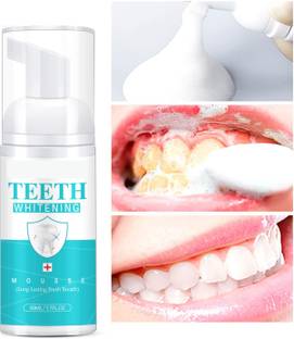REGLET Teeth Whitening Foam Toothpaste ,Fluoride Free, Anti-Cavity- Ages 3 Plus - Fresh Mint