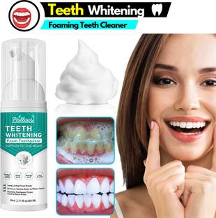 Phillauri Teeth Whitening Foam Removes Bad Breath Fights Germs For Women & Men Teeth Whitening liquid