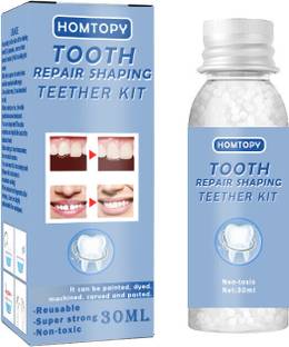 The Shrusti Fake Teeth Replacement Kit for Temporary Restoration of Missing, Broken Teeth Teeth Whitening liquid