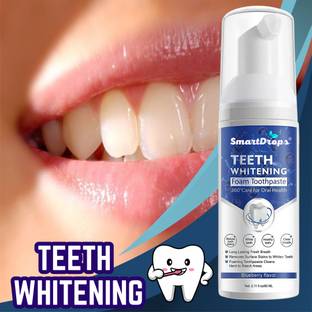 smartdrops Whitening Foam to Ultra-fine Deeply Clean Gums Stain Removal Foam Teeth Whitening liquid
