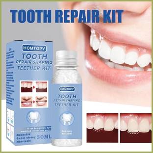 GoCLICK Tooth Repair Kit, Temporary Fake Teeth Replacement Kit for Temporary Teeth Whitening liquid