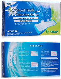TeethStrips Advanced teeth whitening strips 14Pcs Teeth Whitening liquid