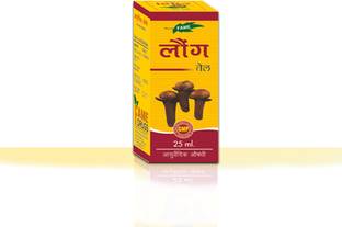 Fame Drugs Clove Oil For Toothache Gums Problem Pack of 2 (25ML X 2) Teeth Whitening liquid