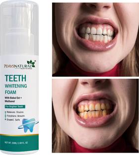 7DAYS Teeth Whitening Mousse Foam Toothpaste Cleaning Gums Freshen Breath Toothpaste
