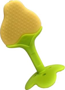 Ambiaim International Fruit Shape Silicone Teethers Soft Stick Chews Nibbler for Baby Dental Care Teether