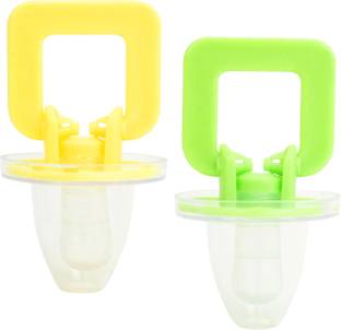 KRITIU Baby Silicone Pacifier/Soothers/Teether With Protective Cap Pack Of 2 Soother
