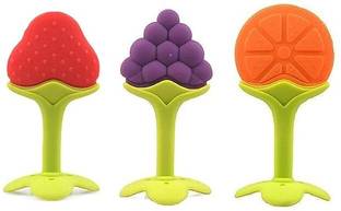 Vadhavan 3 FRUIT SHAPE TEETHER Teether and Feeder
