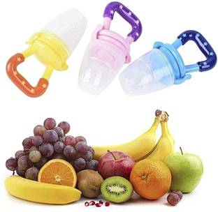 chhota packet Pacifier/Nibbler for Baby||Silicone Fruit and Juice Feeder || Baby Bite Trainer (Multicolor) (Pack of 1) Feeder