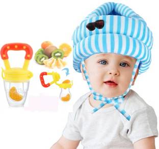 DECRONICS Baby Food Feeder, Pacifier, Baby Bite Training Device Teether and Baby Cap Feeder