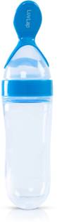 LuvLap Feeding Spoon with Squeezy food Grade Silicone Feeder bottle BPA Free, 90 ml Feeder