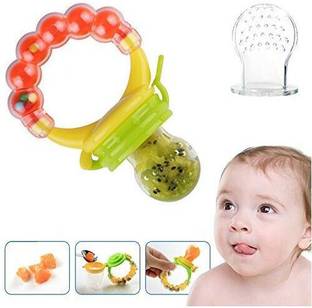 DECRONICS Fruit and Food Feeder, Nibbler, Feeding Pacifier, Nipple for Baby Feeder