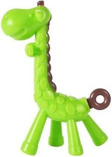 Wkidswear Baby Silicone Giraffe Shape Teether Soother | Baby Silcone Teether Teether