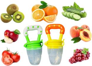 DarkWild Fruit and Juice Feeder with Cover for 3-12 Months Nibbler Feeding for Kids Teether and Feeder