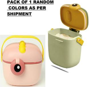 krishav Baby Milk Powder Container | Portable Baby Milk Powder Dispenser Teether and Feeder