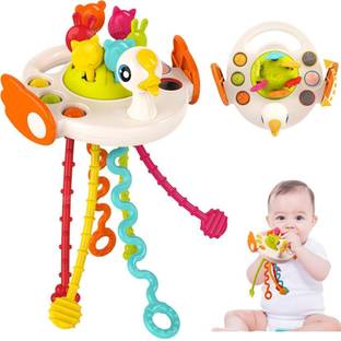 VikriDa String Toy for Babies|Teething Strings Toy for Toddlers Teether