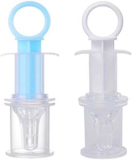 TINNY TOTS 2 Baby Smart Medicine Dropper Multi-Functional Teether with Protective Case Teether and Feeder