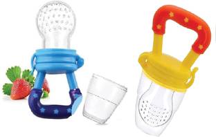 Wagwanfly Silicone Food Nibbler with Extra Teat | Soft Pacifier Feeder | Baby Fruit Feeder Feeder