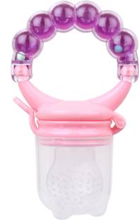 Macare Baby Feeding Pacifier, Teething Aid, 5 Pack (Pink) Feeder