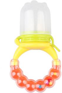 Baby Shopiieee Baby Pacifier Feeding Fresh Food Baby Nibbler Feeder Feeding Tool - Cum Rattle Feeder