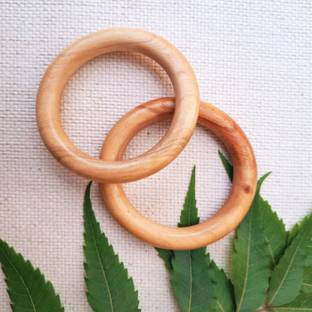 Craft Corner Neem Wood Teether Ring Teether
