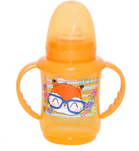 TINNY TOTS Premium Baby Feeding Silicone Spout Sipper Bottle For Water Milk Liquids Feeder
