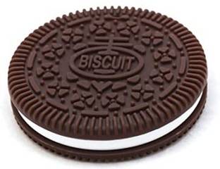 Prettify Infant Soft Silicone Teether 100% BPA Free Cookie/Biscuit. (Brown) Pack Of 1 Teether