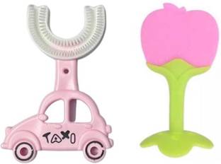 kli Kids U-Shape Brush n Fruit Shape Teether Teether