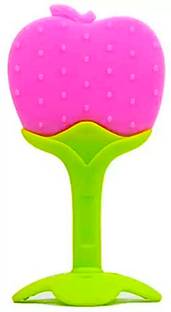 Ambiaim International Fruit Shape Silicone Teethers Soft Stick Chews Nibbler for Baby Dental Care Teether