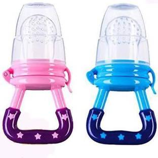 GILKINNI Fruit and Juice Feeder with Cover for 3-12 Months BPA Free Silicone Food Feeder