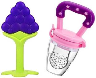 Vadhavan Fruit shape teether & Fruit nibbler (pack of 2pcs) Soother