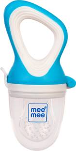 MeeMee Fruit and Food Nibbler (With Silicone Sack, Blue) Feeder